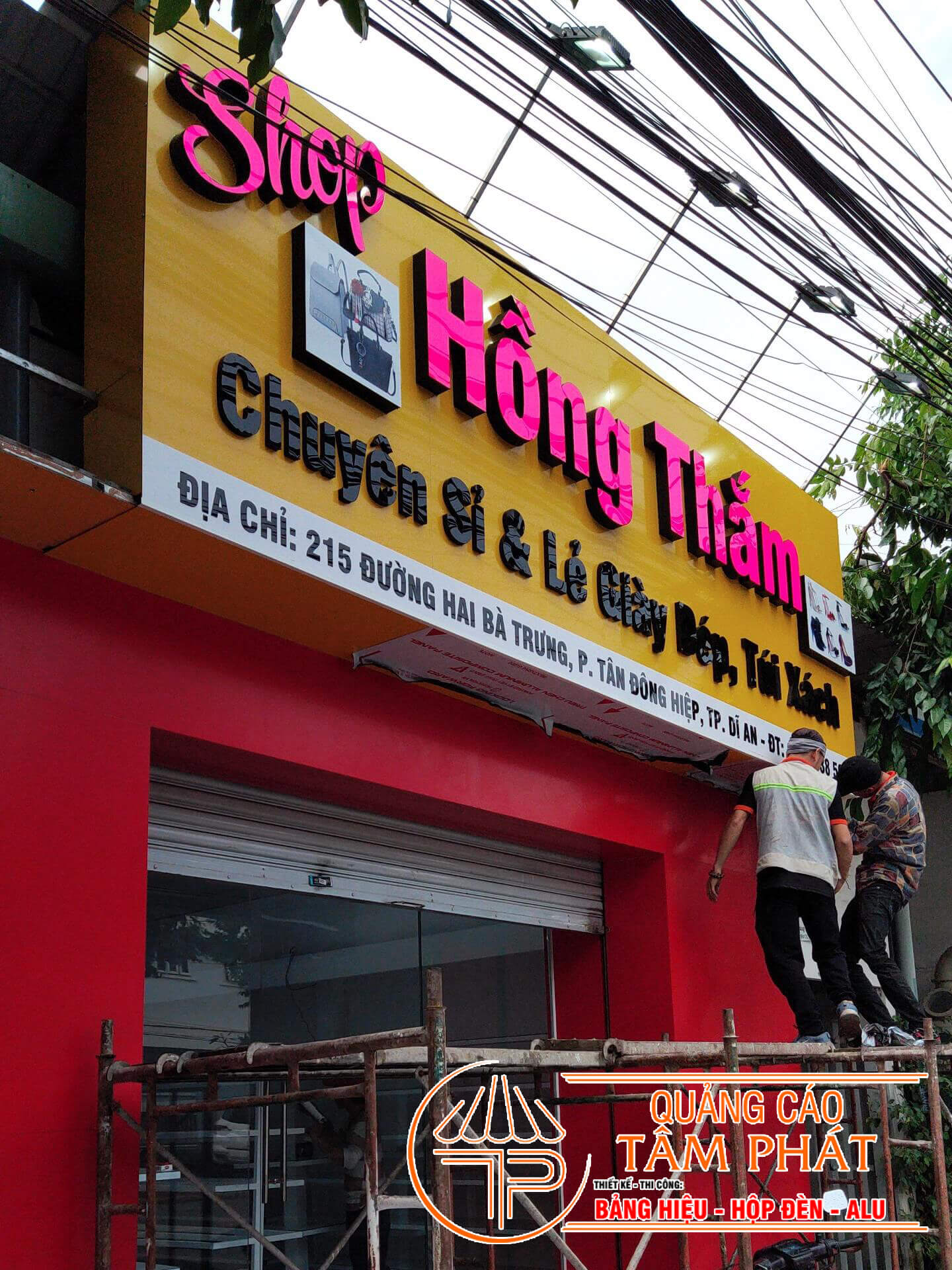 Làm bảng hiệu quảng cáo tại Dĩ An Bình Dương