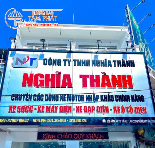 Làm bảng hiệu, biển hiệu quảng cáo giá rẻ tại Thủ Dầu Một, Bình Dương