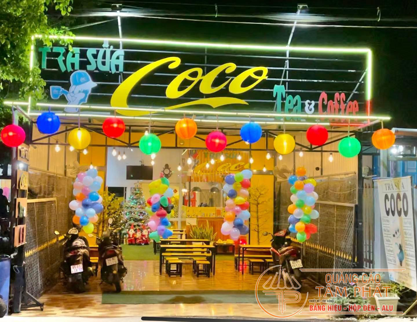 Mẫu Bảng Hiệu - Biển Quảng Cáo Quán Ăn Vặt, Trà Sữa Đẹp 3 Bảng Hiệu - Biển Quảng Cáo Quán Ăn Vặt, Trà Sữa Đẹp