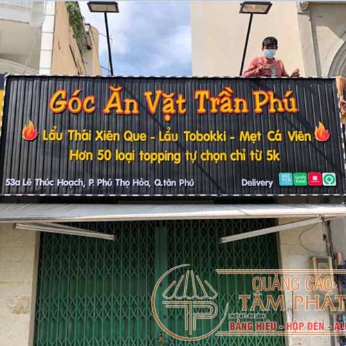 Mẫu Bảng Hiệu - Biển Quảng Cáo Quán Ăn Vặt, Trà Sữa Đẹp 12 Bảng Hiệu - Biển Quảng Cáo Quán Ăn Vặt, Trà Sữa Đẹp