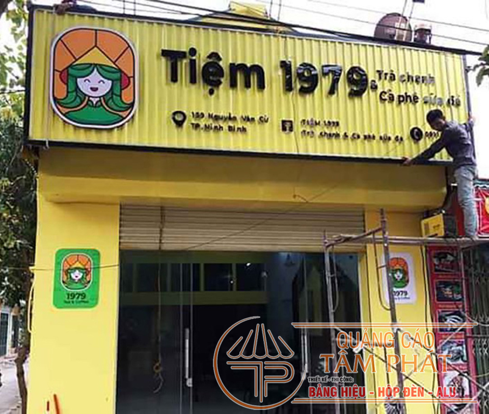 Mẫu Bảng Hiệu - Biển Quảng Cáo Quán Ăn Vặt, Trà Sữa Đẹp 4 Bảng Hiệu - Biển Quảng Cáo Quán Ăn Vặt, Trà Sữa Đẹp