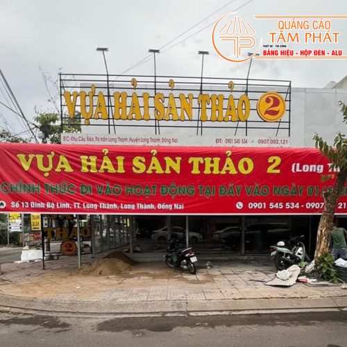 LÀM BẢNG HIỆU QUẢNG CÁO GIÁ RẺ TẠI LONG THÀNH
