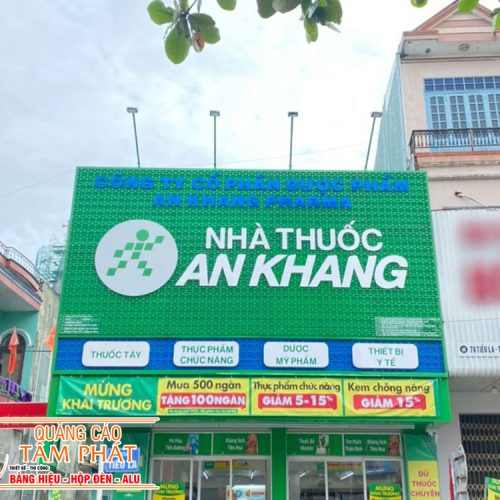 bảng hiệu nhà thuốc, quầy thuốc tây đẹp