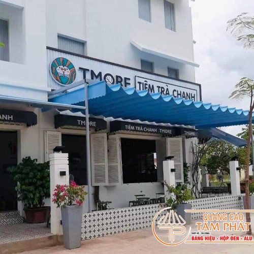 Mái bạt che quán cafe, quán nước